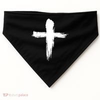 Ash Wednesday Christian Lent Cross Blessing Holy Week Gift USA-Made Doggie Bandana thumb 0