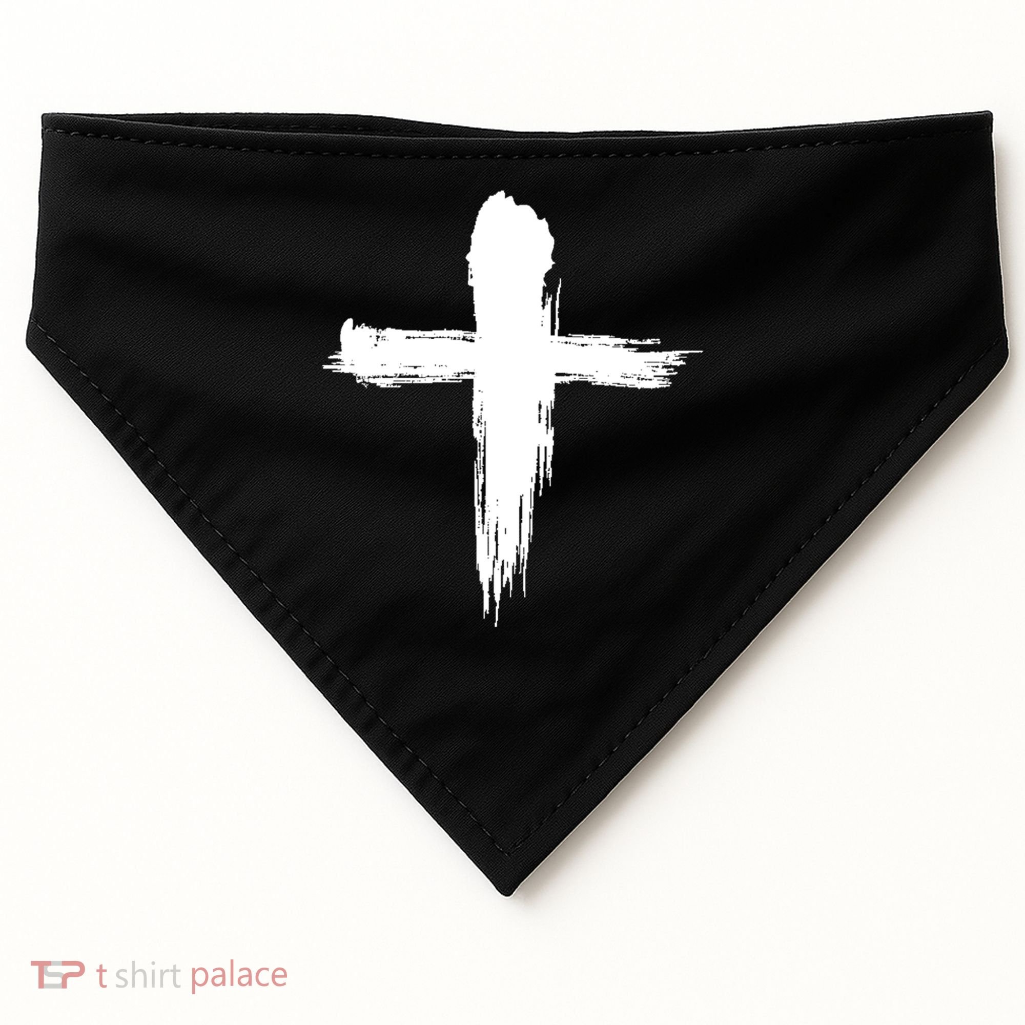 Ash Wednesday Christian Lent Cross Blessing Holy Week Gift USA-Made Doggie Bandana