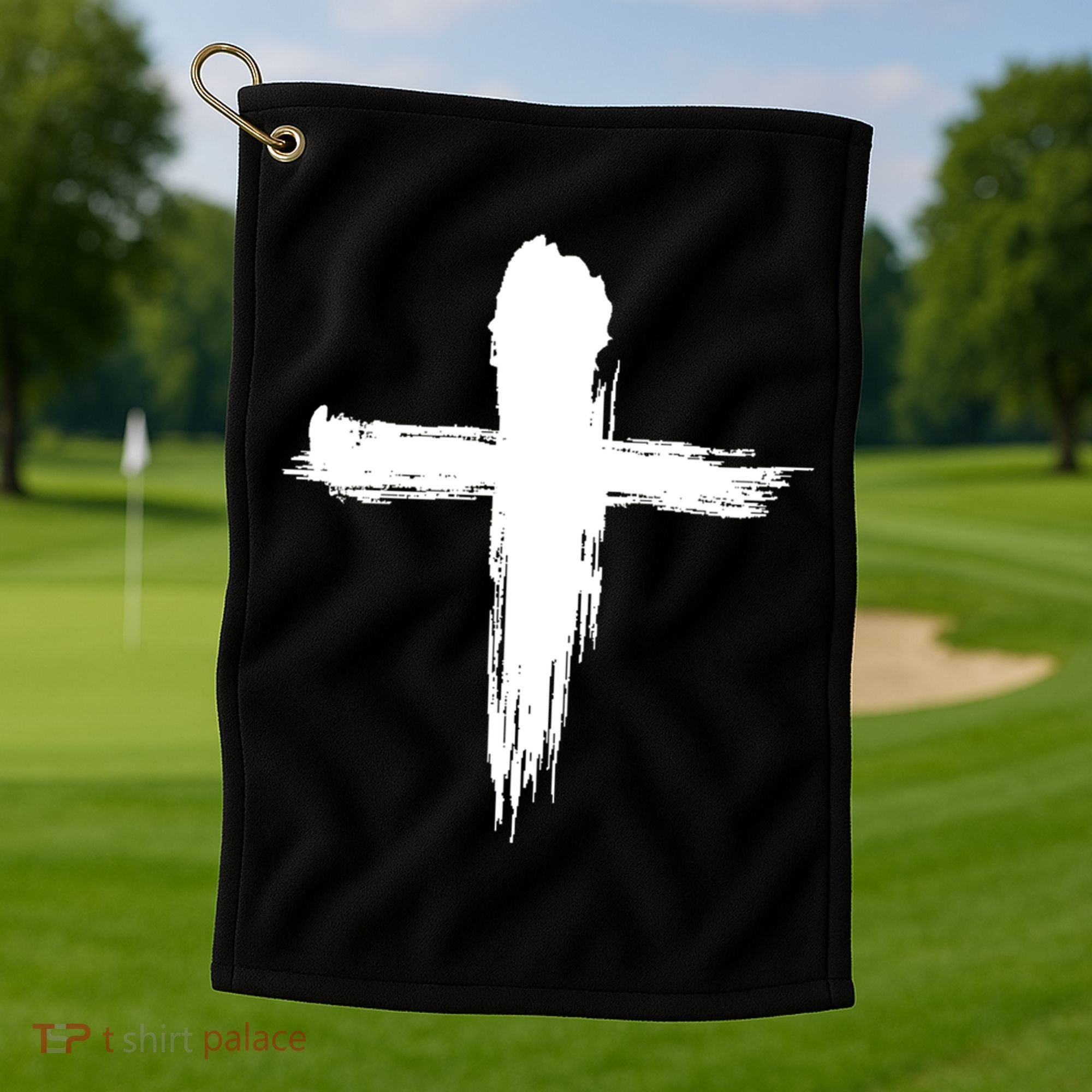 Ash Wednesday Christian Lent Cross Blessing Holy Week Gift Golf Towel