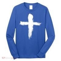 Ash Wednesday Christian Lent Cross Blessing Holy Week Gift Long Sleeve Shirt thumb 0