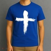 Ash Wednesday Christian Lent Cross Blessing Holy Week Gift T-Shirt thumb 3