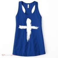 Ash Wednesday Christian Lent Cross Blessing Holy Week Gift Women's Tank Top thumb 0