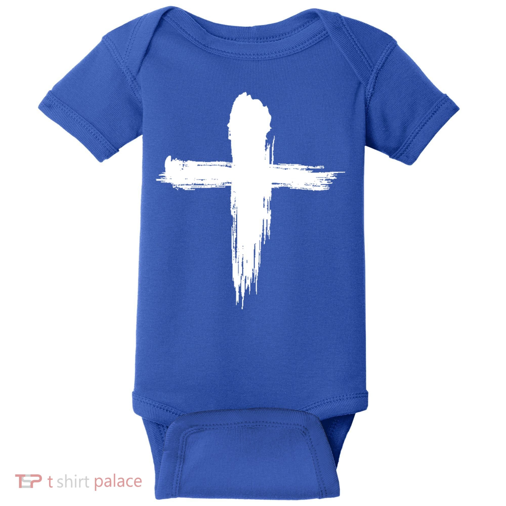 Ash Wednesday Christian Lent Cross Blessing Holy Week Gift Baby Bodysuit