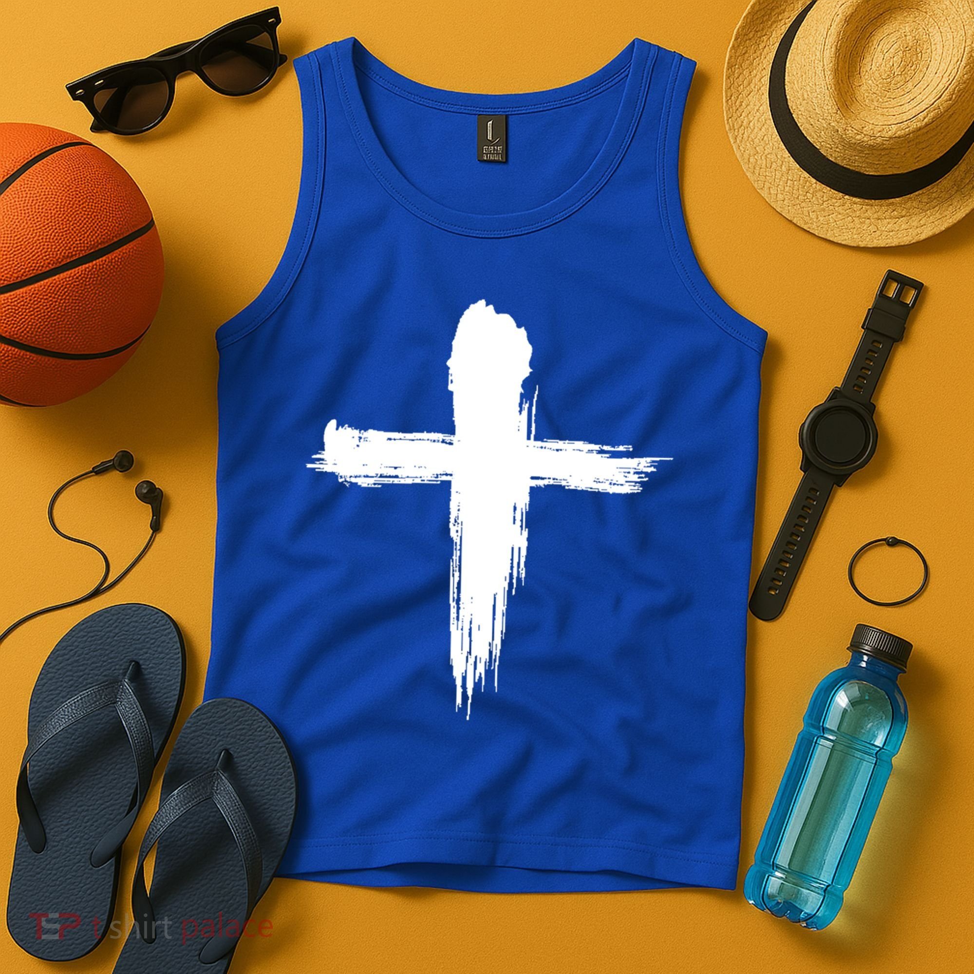 Ash Wednesday Christian Lent Cross Blessing Holy Week Gift Tank Top