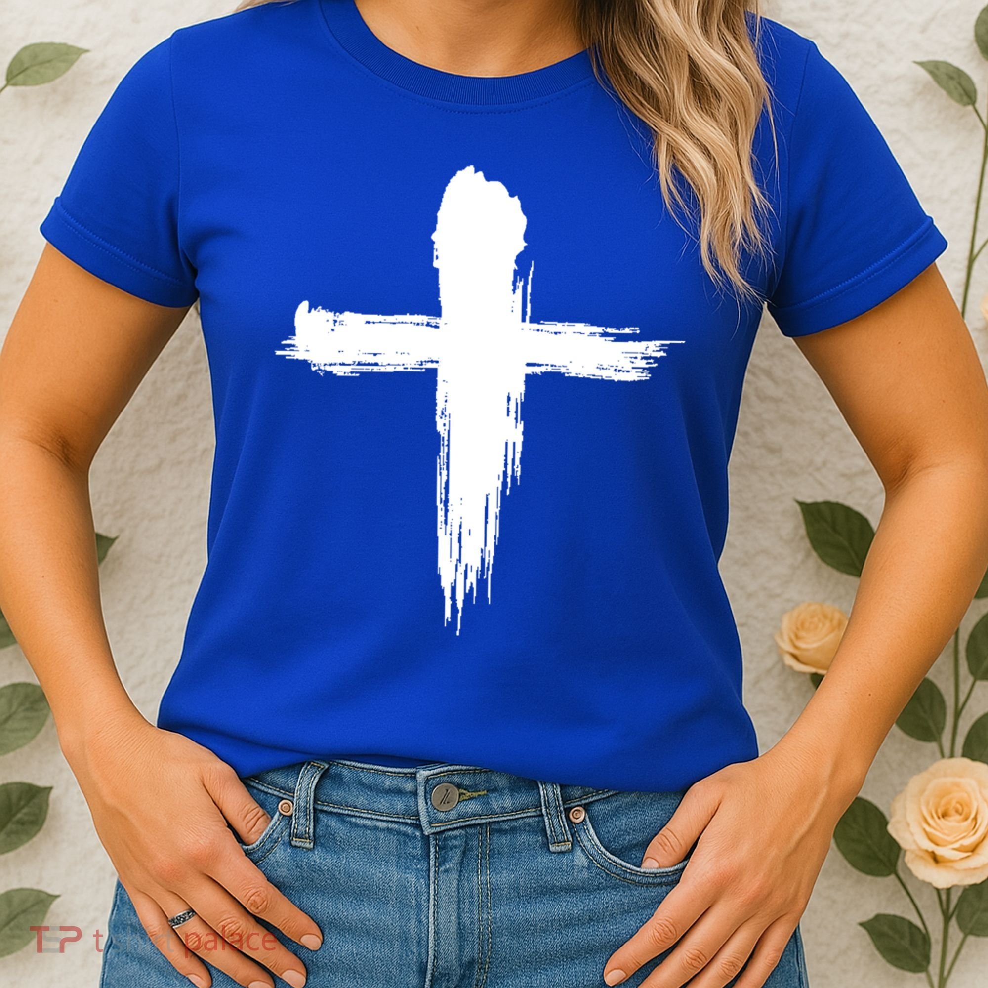 Ash Wednesday Christian Lent Cross Blessing Holy Week Gift Women's T-Shirt