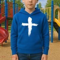 Ash Wednesday Christian Lent Cross Blessing Holy Week Gift Kids Hoodie thumb 2