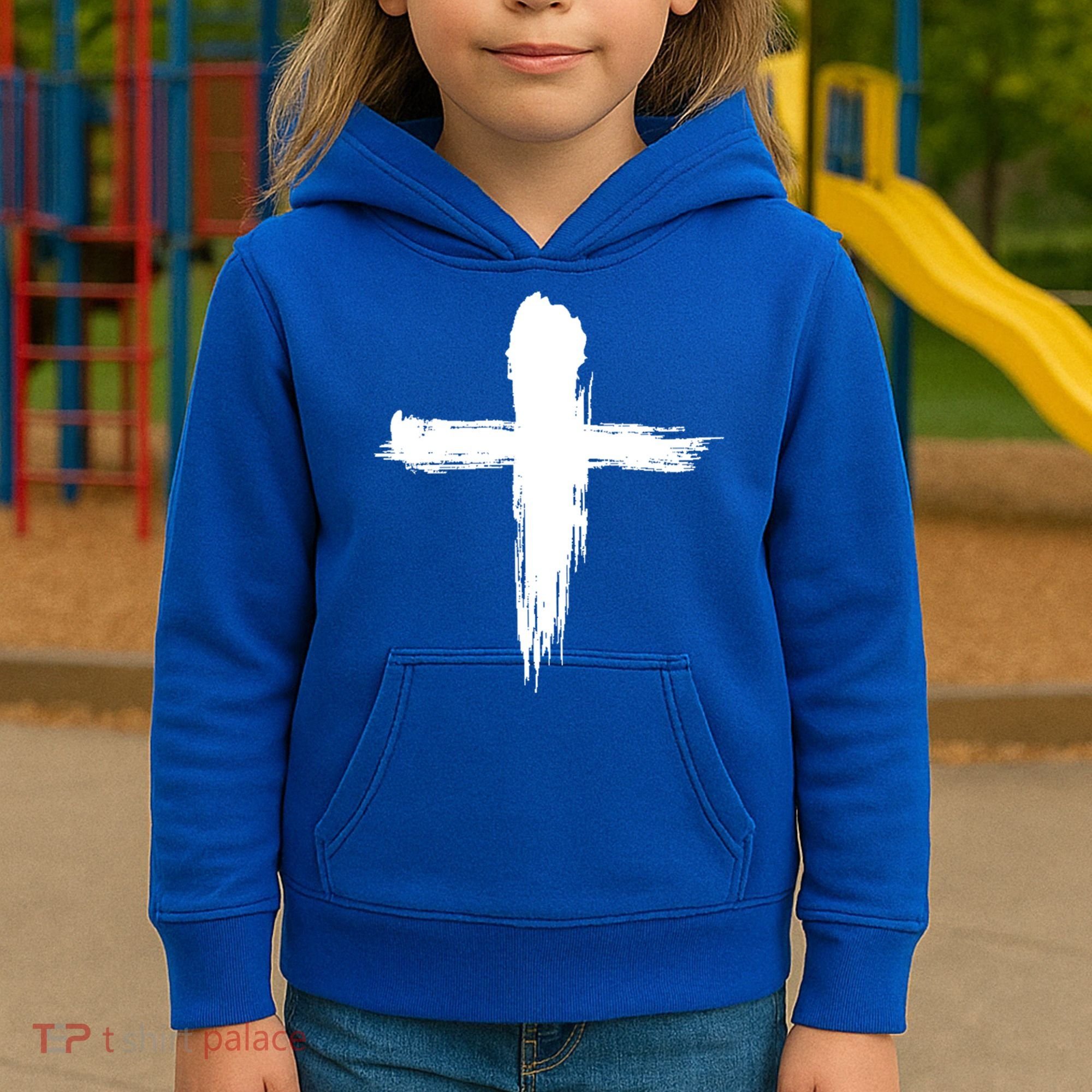 Ash Wednesday Christian Lent Cross Blessing Holy Week Gift Kids Hoodie