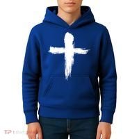 Ash Wednesday Christian Lent Cross Blessing Holy Week Gift Kids Hoodie thumb 4