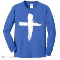 Ash Wednesday Christian Lent Cross Blessing Holy Week Gift Kids Long Sleeve Shirt thumb 0