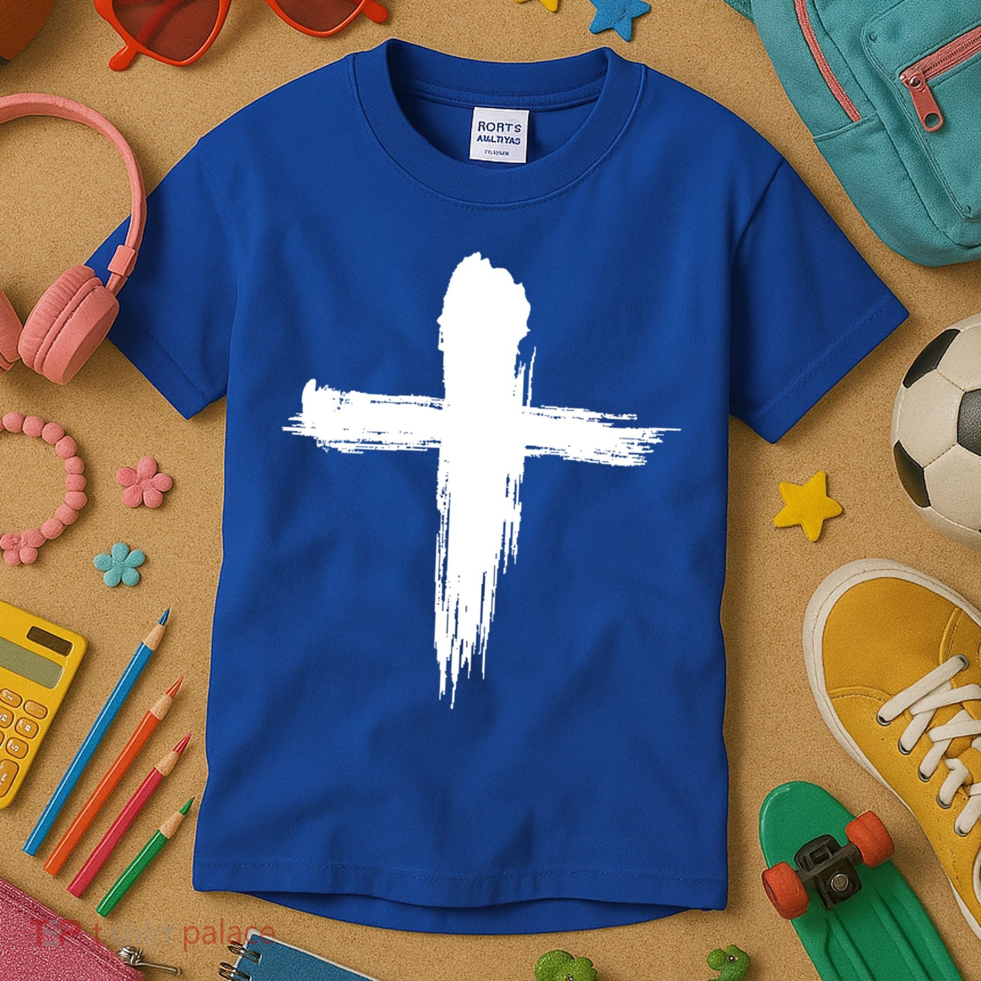 Ash Wednesday Christian Lent Cross Blessing Holy Week Gift Kids T-Shirt