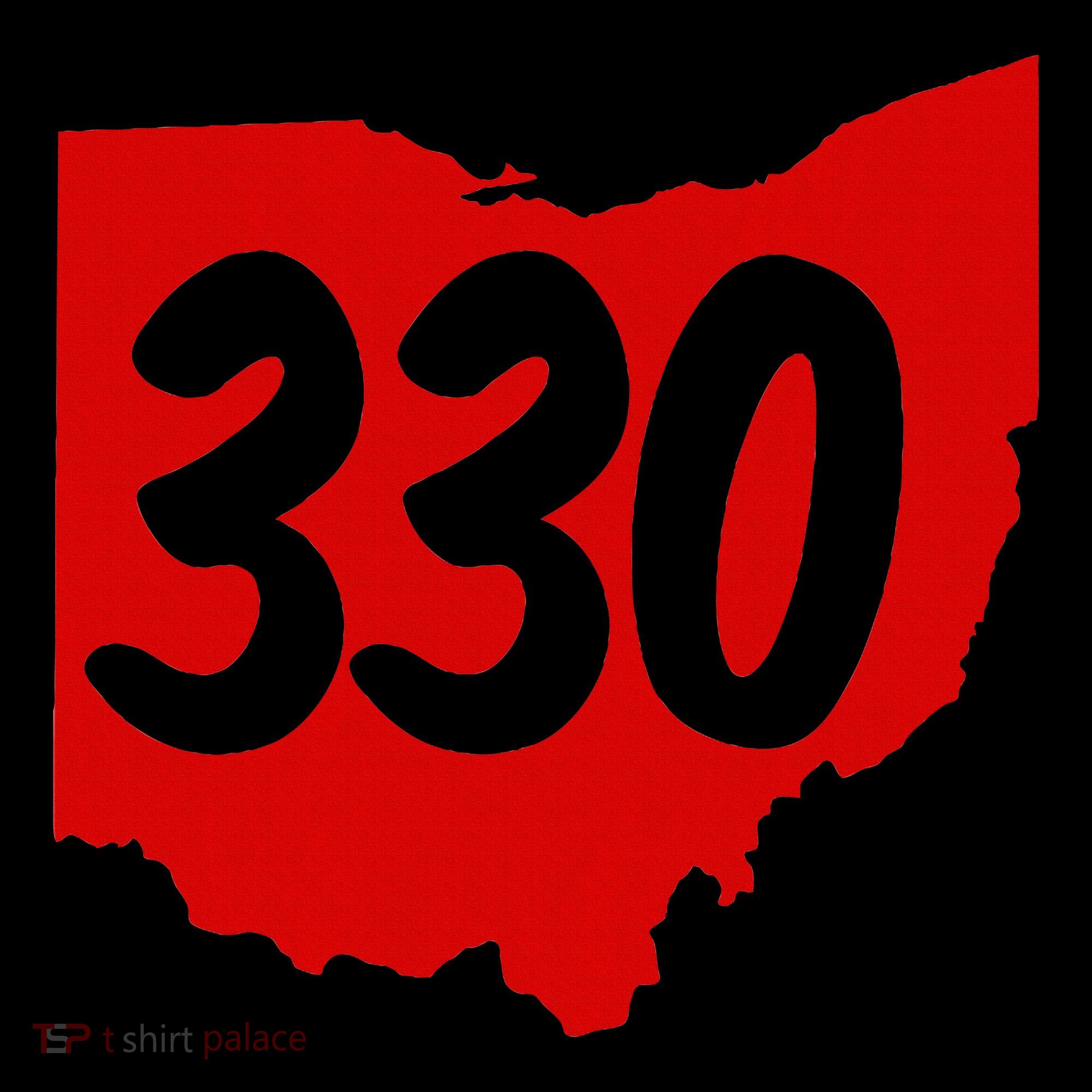 Akron Warren Canton Youngstown Ohio 330 Area Code USA-Made Doggie Bandana