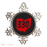 Akron Warren Canton Youngstown Ohio 330 Area Code Ornament thumb 0