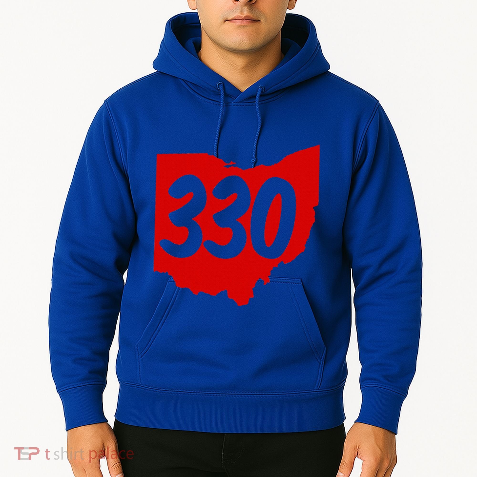 Akron Warren Canton Youngstown Ohio 330 Area Code Hoodie