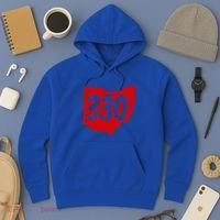 Akron Warren Canton Youngstown Ohio 330 Area Code Hoodie thumb 3