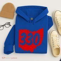 Akron Warren Canton Youngstown Ohio 330 Area Code Hoodie thumb 4