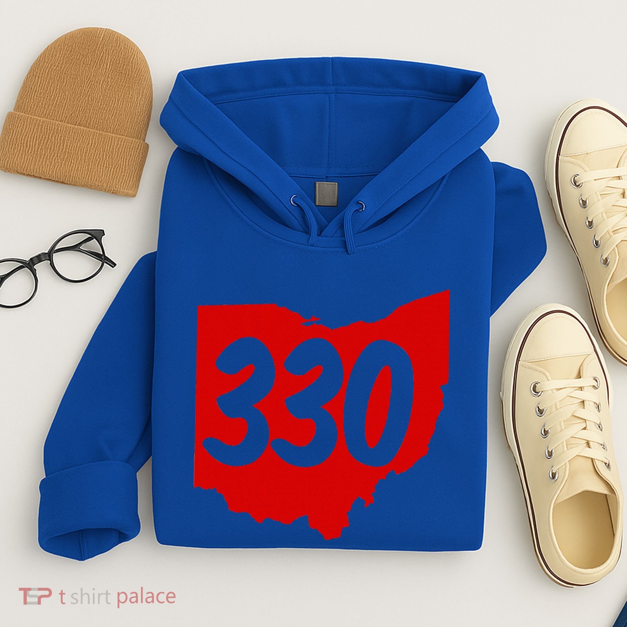 Akron Warren Canton Youngstown Ohio 330 Area Code Hoodie