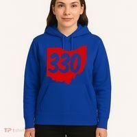 Akron Warren Canton Youngstown Ohio 330 Area Code Hoodie thumb 5