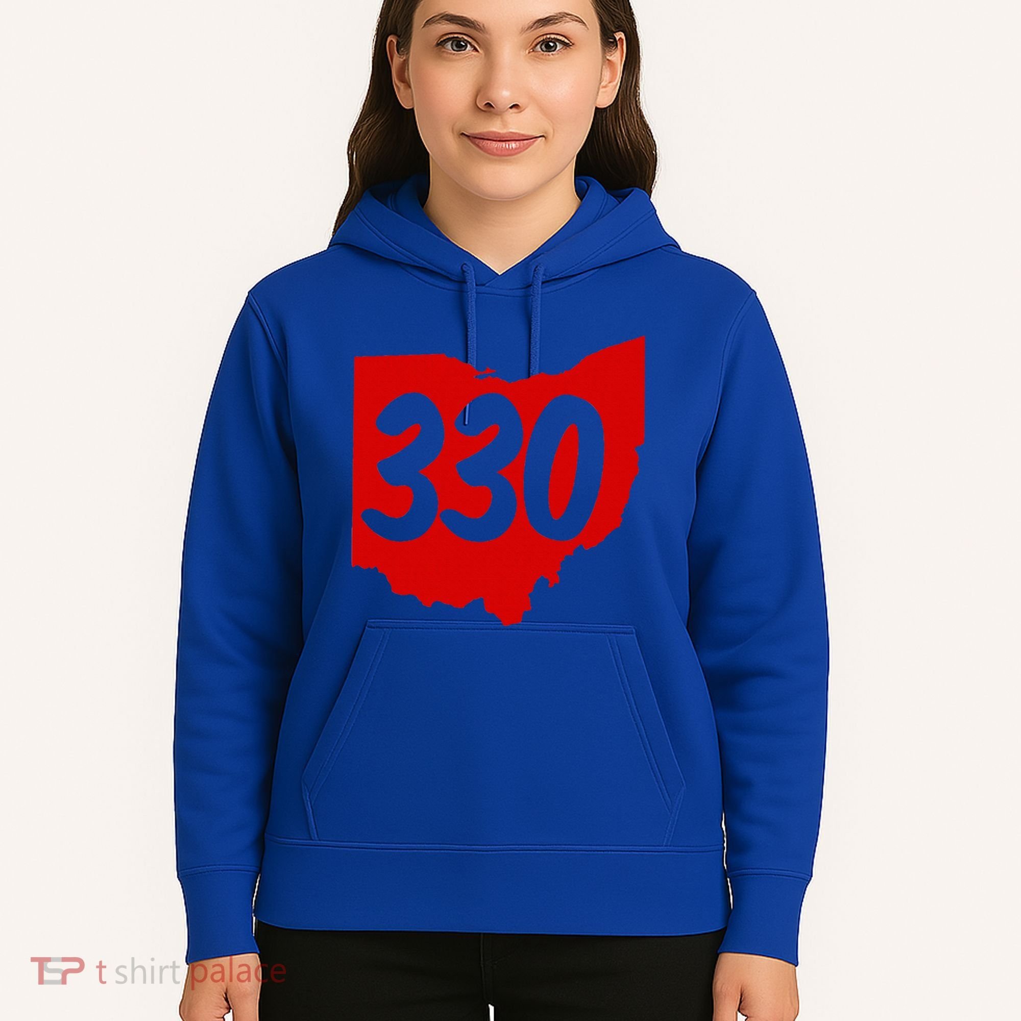 Akron Warren Canton Youngstown Ohio 330 Area Code Hoodie