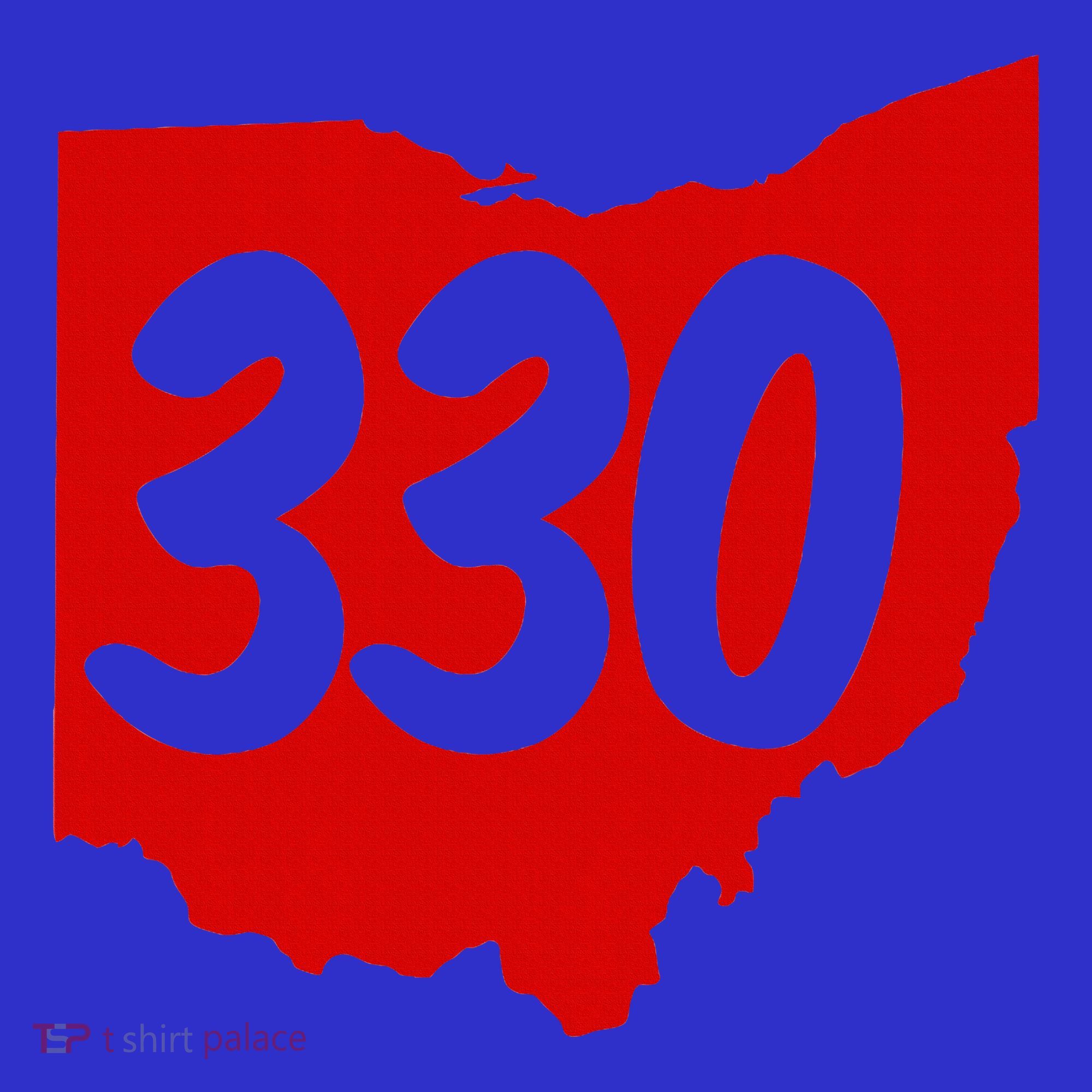 Akron Warren Canton Youngstown Ohio 330 Area Code Long Sleeve Shirt