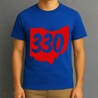 Akron Warren Canton Youngstown Ohio 330 Area Code T-Shirt thumb 3