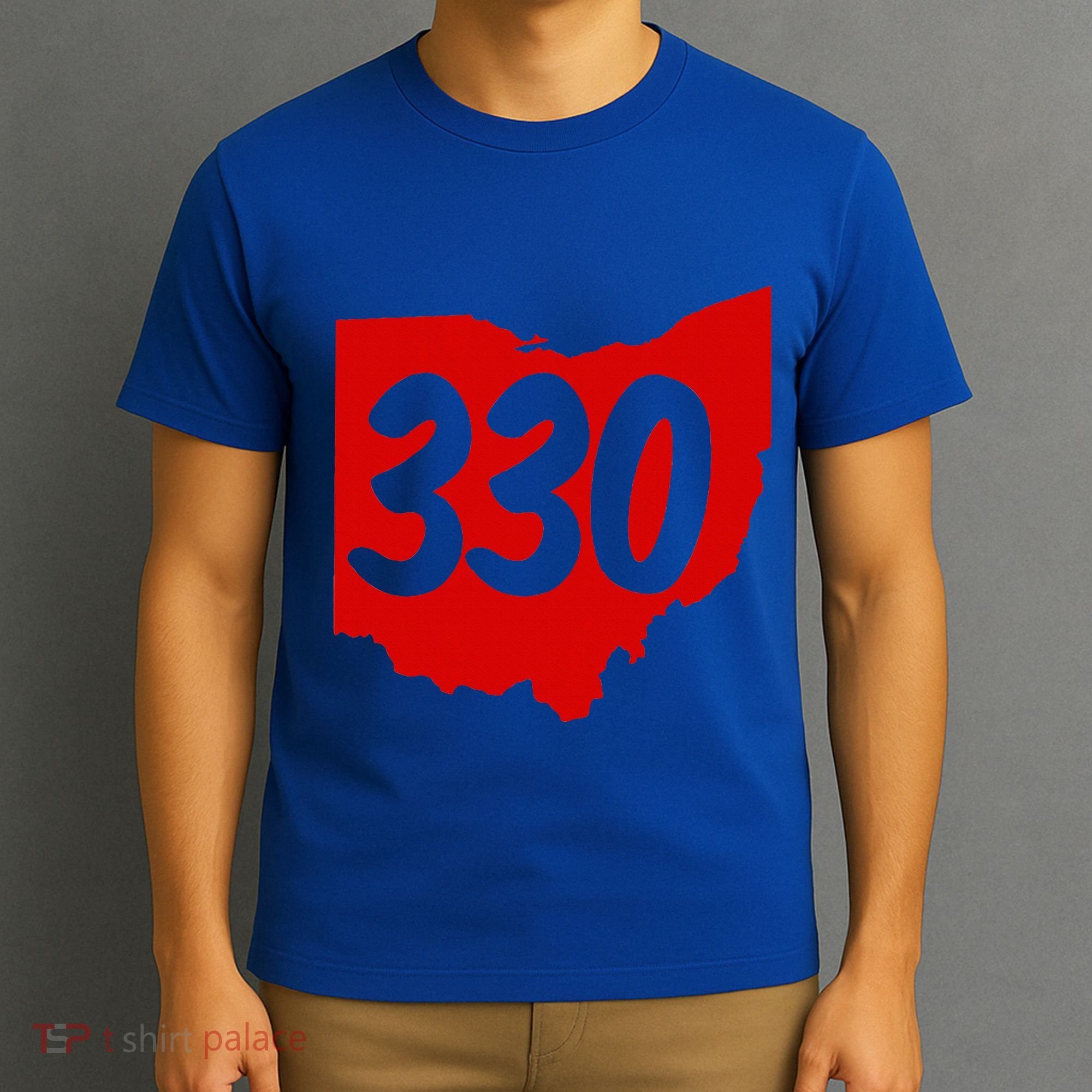 Akron Warren Canton Youngstown Ohio 330 Area Code T-Shirt