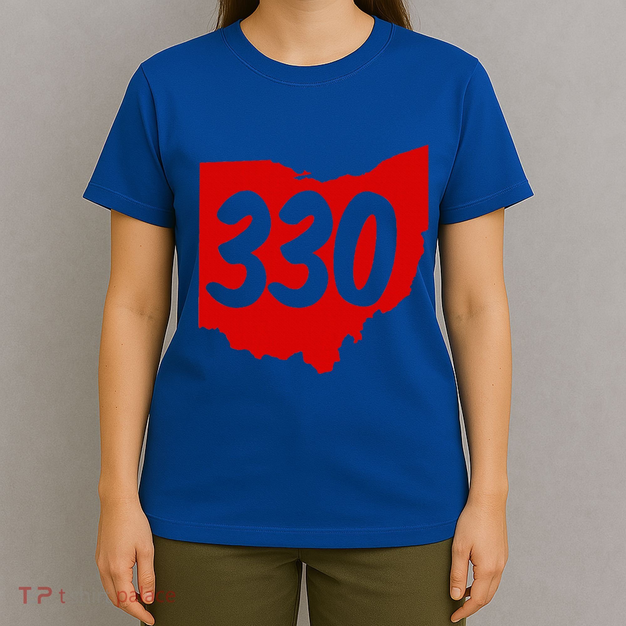 Akron Warren Canton Youngstown Ohio 330 Area Code T-Shirt