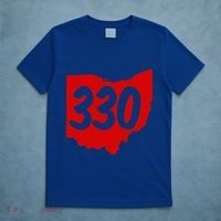 Akron Warren Canton Youngstown Ohio 330 Area Code T-Shirt thumb 5