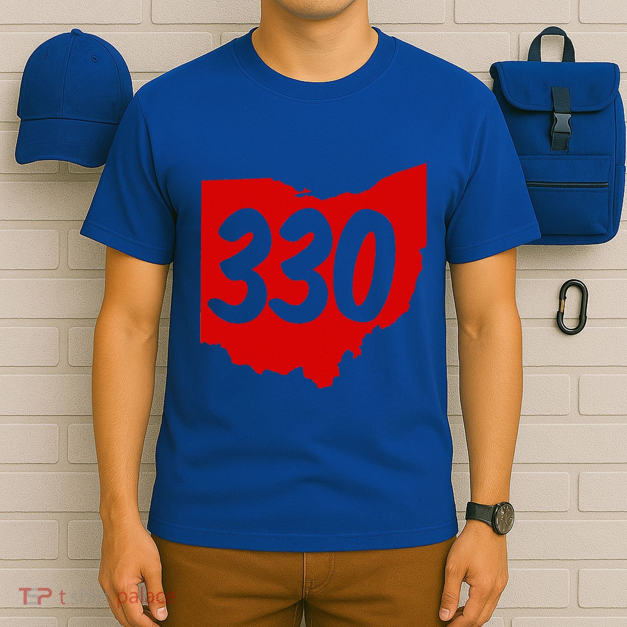 Akron Warren Canton Youngstown Ohio 330 Area Code T-Shirt