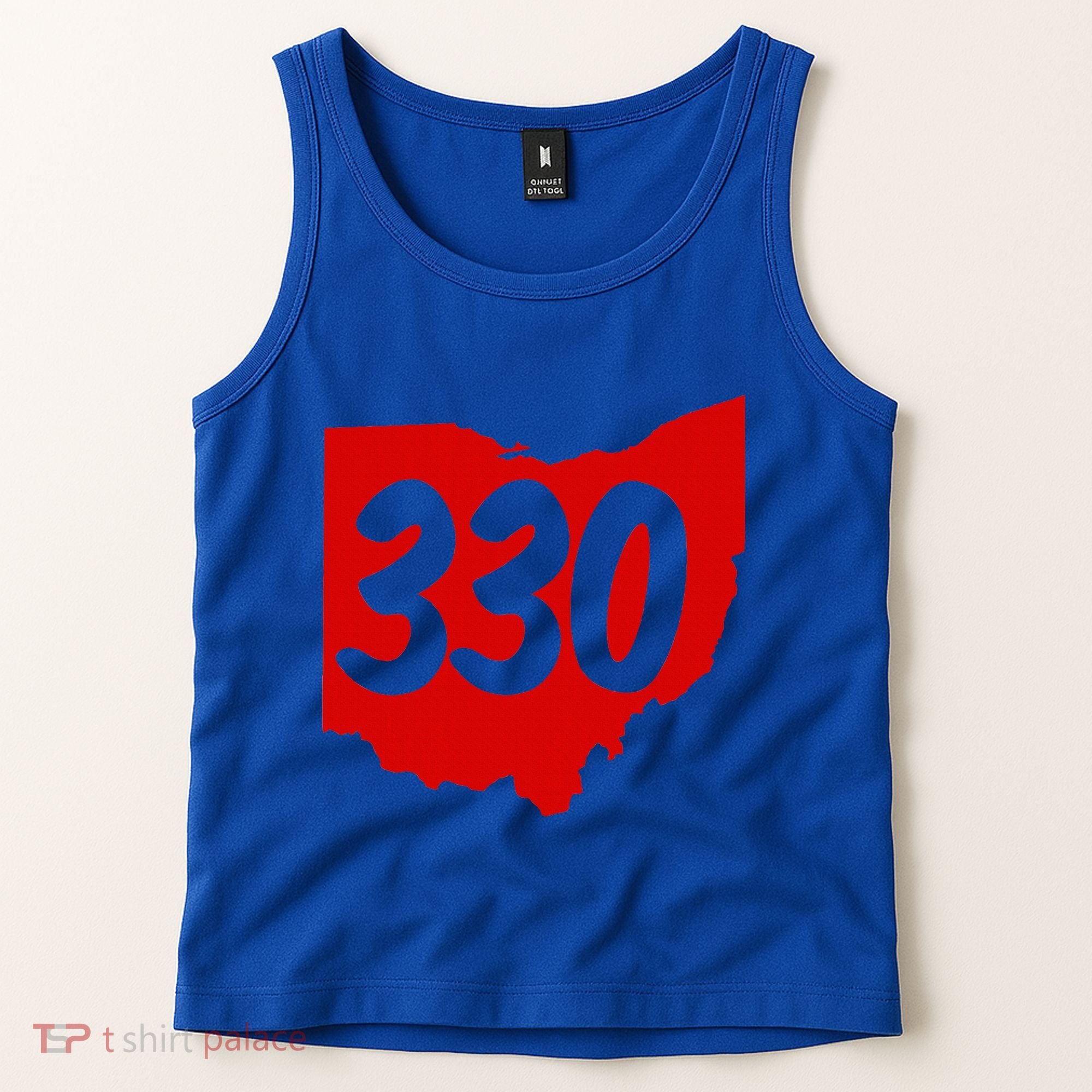Akron Warren Canton Youngstown Ohio 330 Area Code Tank Top