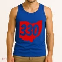 Akron Warren Canton Youngstown Ohio 330 Area Code Tank Top thumb 3