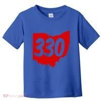 Akron Warren Canton Youngstown Ohio 330 Area Code Toddler T-Shirt thumb 0