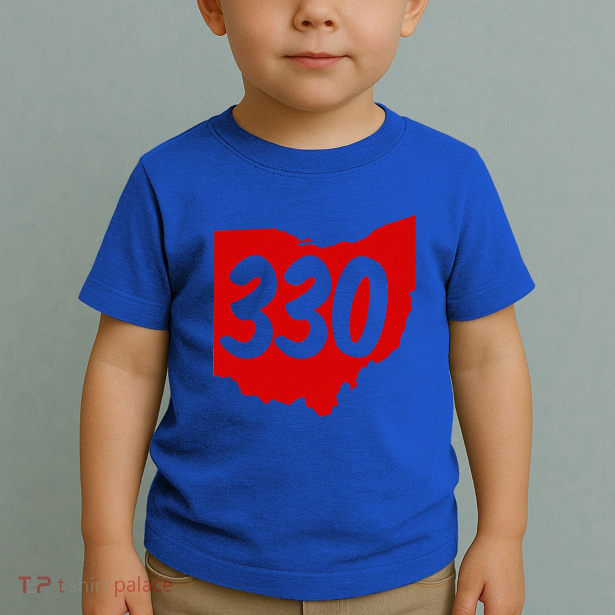 Akron Warren Canton Youngstown Ohio 330 Area Code Toddler T-Shirt