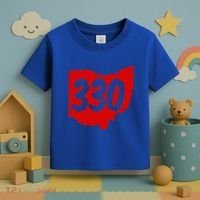 Akron Warren Canton Youngstown Ohio 330 Area Code Toddler T-Shirt thumb 3