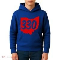 Akron Warren Canton Youngstown Ohio 330 Area Code Kids Hoodie thumb 4