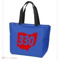 Akron Warren Canton Youngstown Ohio 330 Area Code Tote Bag thumb 3