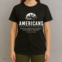 Americans WeLl Cross A Frozen River T-Shirt thumb 4