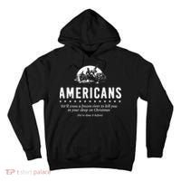 Americans WeLl Cross A Frozen River Tall Hoodie thumb 0