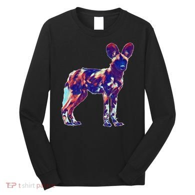 African Wild Dog Long Sleeve Shirt