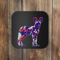 African Wild Dog Coaster thumb 0