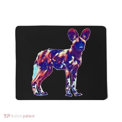 African Wild Dog Mousepad