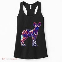 African Wild Dog Women's Tank Top thumb 0