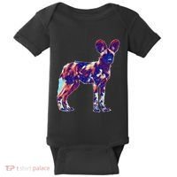 African Wild Dog Baby Bodysuit thumb 0