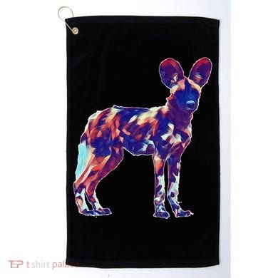 African Wild Dog Golf Towel