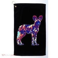 African Wild Dog Golf Towel thumb 0