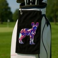 African Wild Dog Golf Towel thumb 2