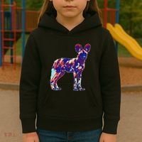 African Wild Dog Kids Hoodie thumb 3
