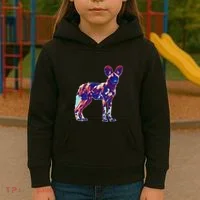 African Wild Dog Kids Hoodie thumb 3