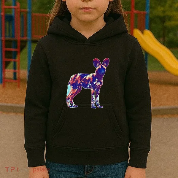African Wild Dog Kids Hoodie
