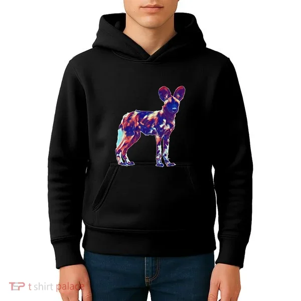 African Wild Dog Kids Hoodie