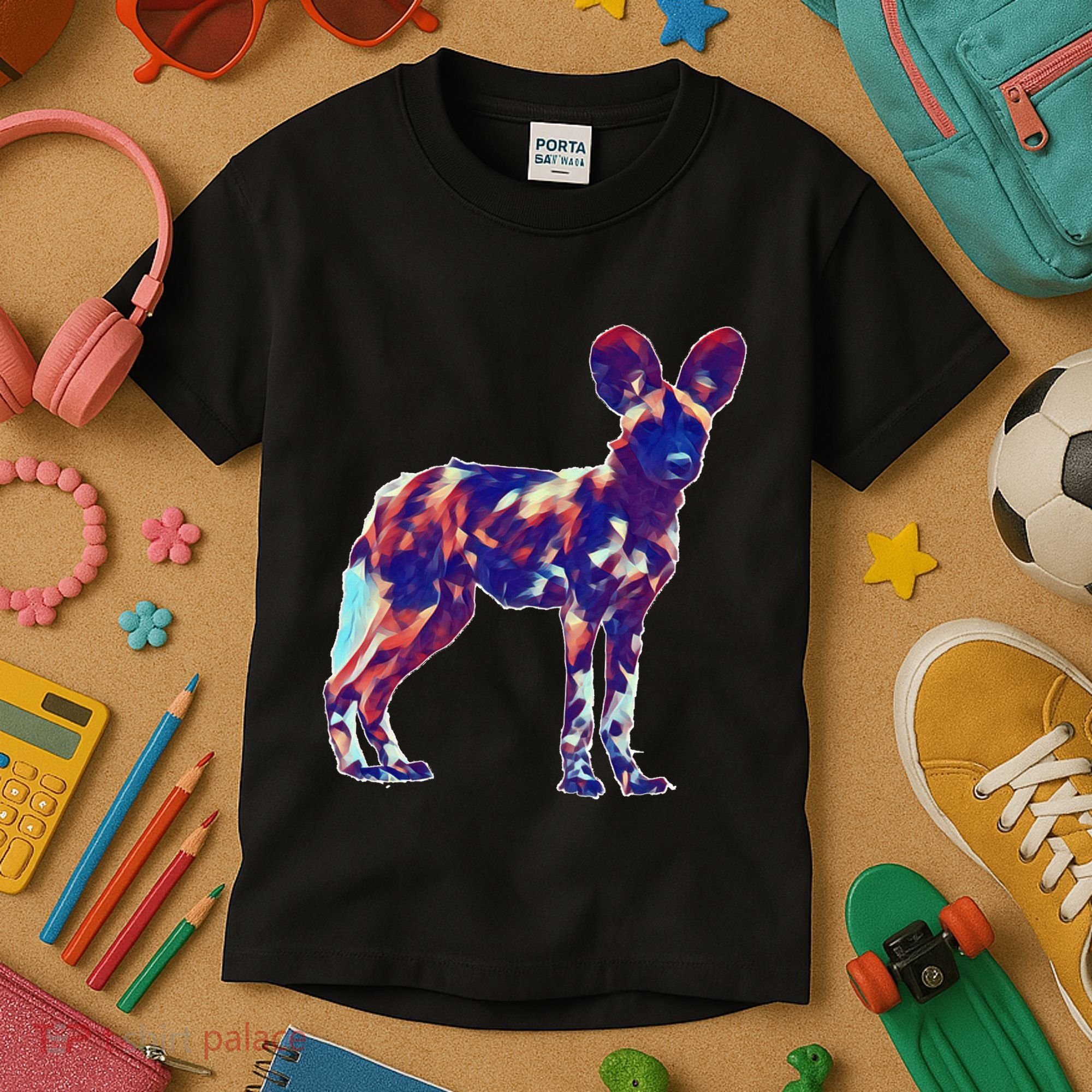 African Wild Dog Kids T-Shirt